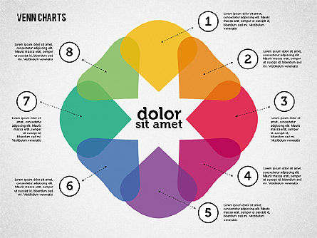 Collection Venn diagramme, Diapositive 6, 01974, Modèles commerciaux — PoweredTemplate.com