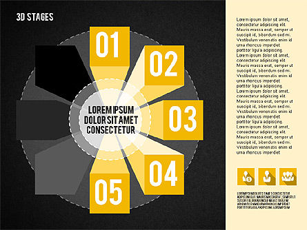 Etapas organizadas en círculo, Diapositiva 13, 01979, Diagramas de la etapa — PoweredTemplate.com