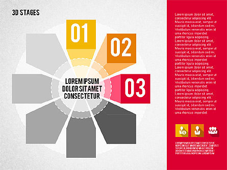 Etapas organizadas en círculo, Diapositiva 3, 01979, Diagramas de la etapa — PoweredTemplate.com