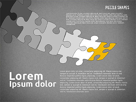 Présentation du thème du puzzle, Diapositive 10, 01980, Schémas puzzle — PoweredTemplate.com