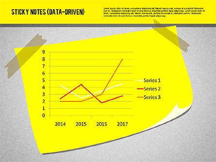 Sticky Notes with Diagrams (data driven), Slide 6, 01981, Data Driven Diagrams and Charts — PoweredTemplate.com