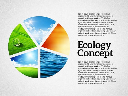 Presentazione di ecologia concetto, Modello PowerPoint, 01983, Modelli di lavoro — PoweredTemplate.com