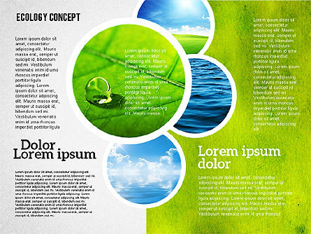 생태학 프리젠 테이션 개념, 슬라이드 8, 01983, 비즈니스 모델 — PoweredTemplate.com
