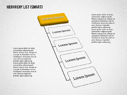 Hierarchy List (smart), Slide 10, 01988, Organizational Charts — PoweredTemplate.com