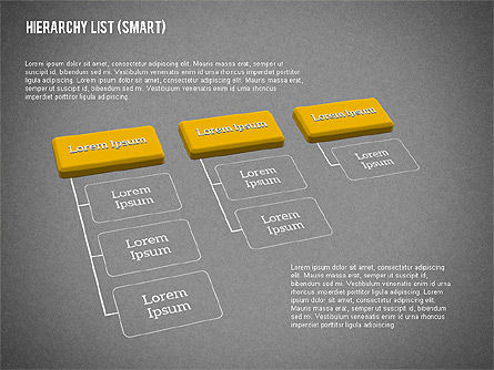 Lista de jerarquías (inteligente), Diapositiva 13, 01988, Organigramas — PoweredTemplate.com
