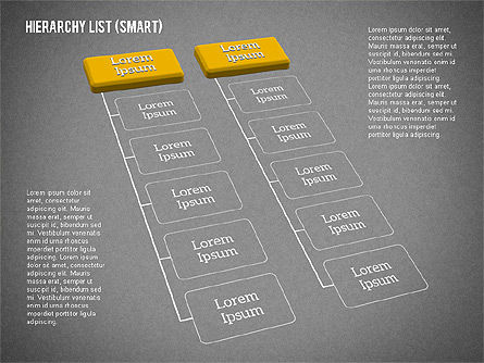 Liste hiérarchique (intelligente), Diapositive 19, 01988, Graphiques organisationnels — PoweredTemplate.com