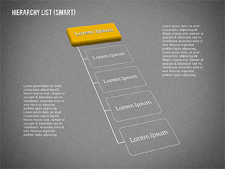 Hierarchy List (smart), Slide 20, 01988, Organizational Charts — PoweredTemplate.com