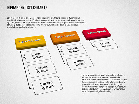Lista de jerarquías (inteligente), Diapositiva 3, 01988, Organigramas — PoweredTemplate.com