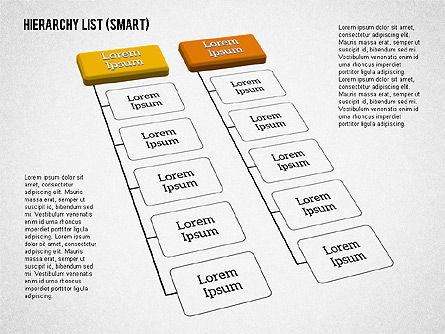 Nell'elenco Gerarchia (smart), Slide 9, 01988, Grafici Organizzativi — PoweredTemplate.com