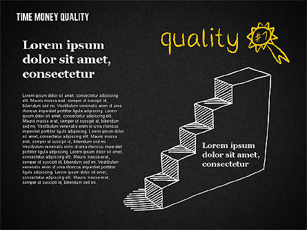 Diagramma di tempo di qualità soldi, Slide 13, 01995, Modelli di lavoro — PoweredTemplate.com