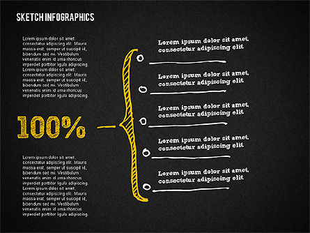 Diagramas de estilo dibujados a mano, Diapositiva 12, 02000, Modelos de negocios — PoweredTemplate.com