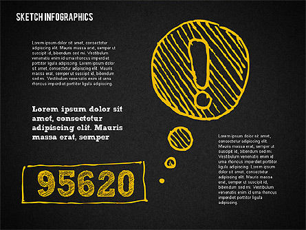 Hand desenhado diagramas de estilo, Deslizar 16, 02000, Modelos de Negócio — PoweredTemplate.com