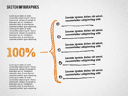 Diagramas de estilo dibujados a mano, Diapositiva 4, 02000, Modelos de negocios — PoweredTemplate.com