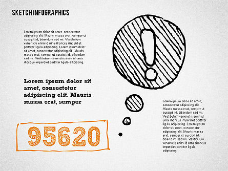Hand getrokken stijl diagrammen, Dia 8, 02000, Businessmodellen — PoweredTemplate.com