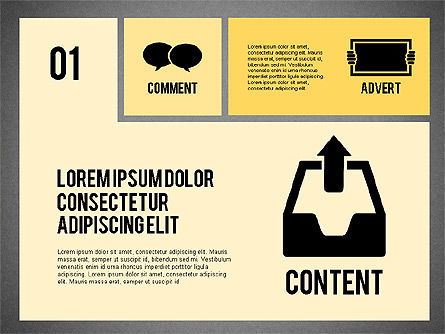 Marketing di presentazione online in design piatto, Slide 10, 02008, Modelli Presentazione — PoweredTemplate.com