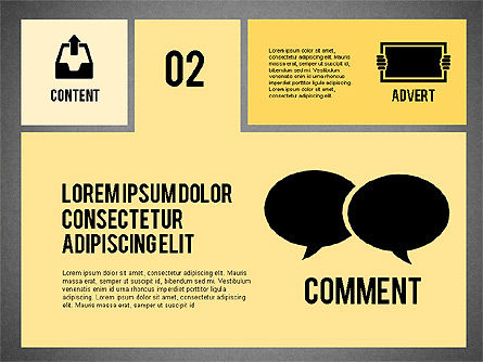 Marketing di presentazione online in design piatto, Slide 11, 02008, Modelli Presentazione — PoweredTemplate.com