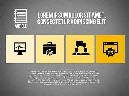 Marketing di presentazione online in design piatto, Slide 16, 02008, Modelli Presentazione — PoweredTemplate.com