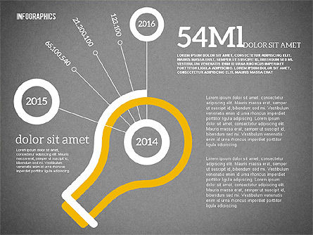 Gráfico Polar Creativo, Diapositiva 10, 02010, Gráficos circulares — PoweredTemplate.com