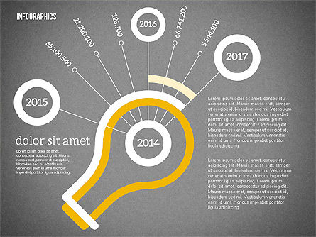 Gráfico Polar Creativo, Diapositiva 11, 02010, Gráficos circulares — PoweredTemplate.com