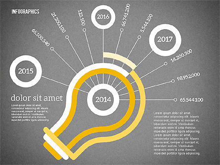 Gráfico Polar Creativo, Diapositiva 12, 02010, Gráficos circulares — PoweredTemplate.com