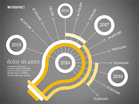 크리 에이 티브 폴라 차트, 슬라이드 13, 02010, 파이 차트 — PoweredTemplate.com