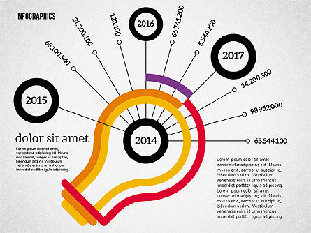 Gráfico Polar Creativo, Diapositiva 4, 02010, Gráficos circulares — PoweredTemplate.com