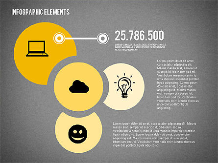 Formes de conception plate, Diapositive 15, 02015, Formes — PoweredTemplate.com