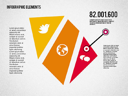 Formas de diseño plano, Diapositiva 2, 02015, Formas — PoweredTemplate.com
