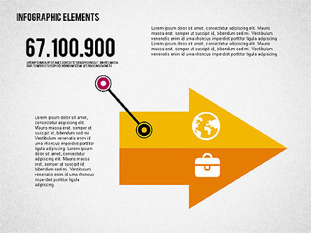 Formas de diseño plano, Diapositiva 3, 02015, Formas — PoweredTemplate.com