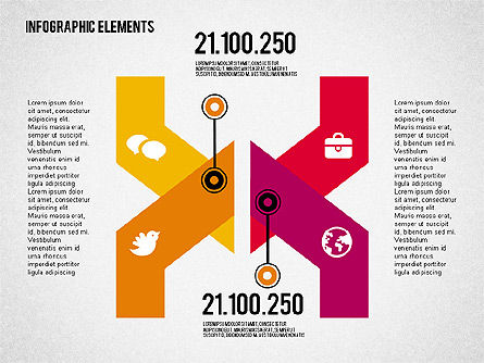Formas de diseño plano, Diapositiva 4, 02015, Formas — PoweredTemplate.com