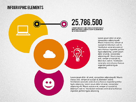 Formas de diseño plano, Diapositiva 7, 02015, Formas — PoweredTemplate.com