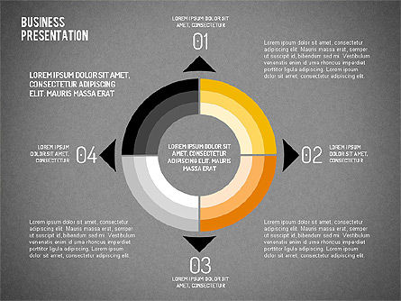 Conjunto de Diagramas de Etapas, Diapositiva 14, 02016, Diagramas de la etapa — PoweredTemplate.com