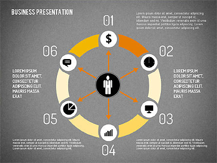 Ensembles de diagrammes des étapes, Diapositive 9, 02016, Schémas d'étapes — PoweredTemplate.com