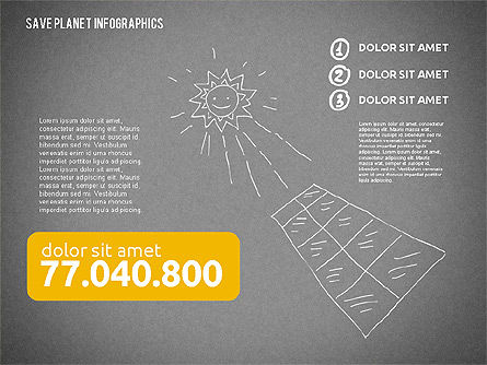 Save the Planet Shapes, Slide 11, 02019, Shapes — PoweredTemplate.com
