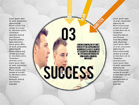 Pasos para el concepto de éxito, Diapositiva 3, 02021, Diagramas de la etapa — PoweredTemplate.com