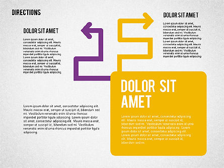 Bentuk Arah Panah, Slide 4, 02022, Diagram Proses — PoweredTemplate.com