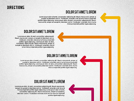 Bentuk Arah Panah, Slide 7, 02022, Diagram Proses — PoweredTemplate.com