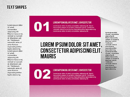 Cinta Estilo Origami Etapas, Diapositiva 3, 02026, Diagramas de la etapa — PoweredTemplate.com