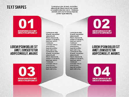 Cinta Estilo Origami Etapas, Diapositiva 4, 02026, Diagramas de la etapa — PoweredTemplate.com