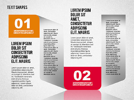 Cinta Estilo Origami Etapas, Diapositiva 7, 02026, Diagramas de la etapa — PoweredTemplate.com