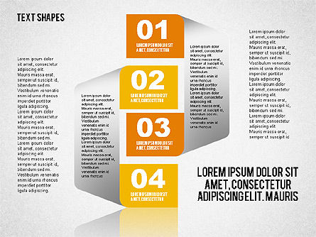 Cinta Estilo Origami Etapas, Diapositiva 8, 02026, Diagramas de la etapa — PoweredTemplate.com