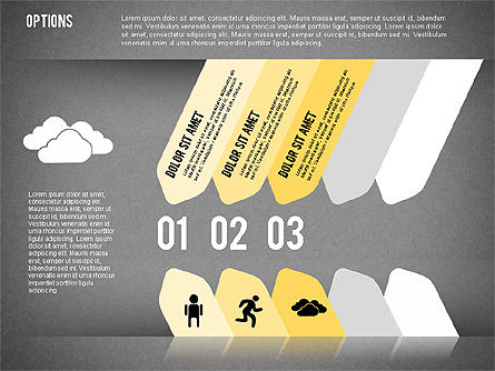 Pilihan Agenda Miring, Slide 13, 02029, Diagram Panggung — PoweredTemplate.com