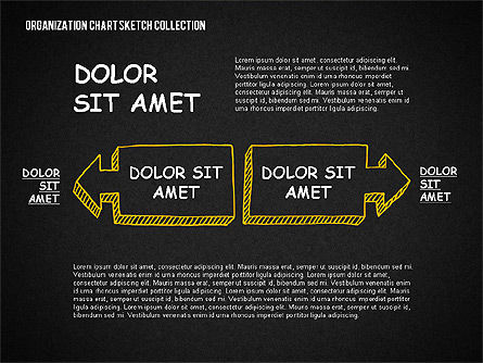 Modèle de diagramme de processus en style croquis, Diapositive 11, 02031, Schémas de procédés — PoweredTemplate.com