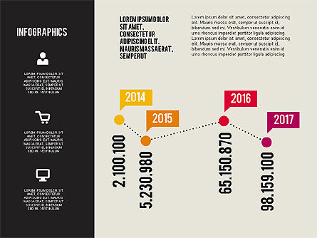 Infographics Charts Set, Slide 7, 02032, Business Models — PoweredTemplate.com