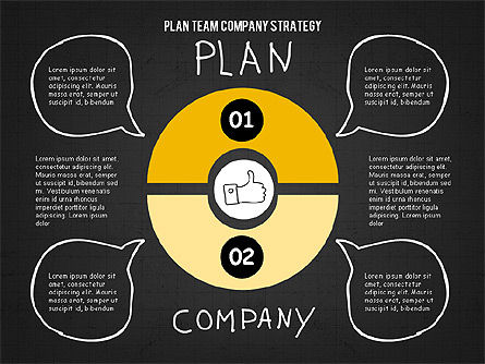 Plan Team Company Strategy Diagram, Slide 13, 02035, Business Models — PoweredTemplate.com