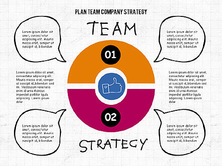 Plan Team Company Strategy Diagram, Slide 6, 02035, Business Models — PoweredTemplate.com