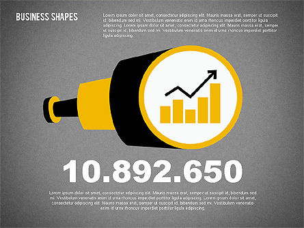 Formas del estilo de la historieta, Diapositiva 13, 02036, Formas — PoweredTemplate.com