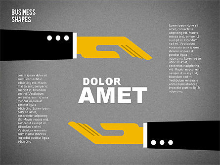 Formas del estilo de la historieta, Diapositiva 15, 02036, Formas — PoweredTemplate.com