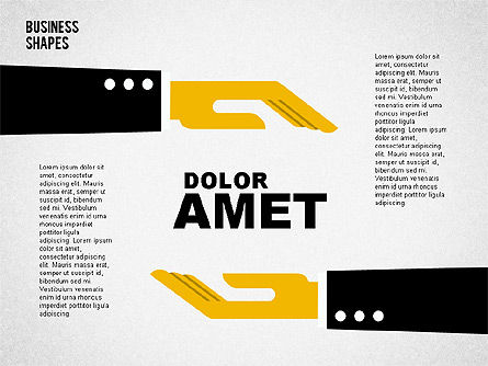 Formas del estilo de la historieta, Diapositiva 7, 02036, Formas — PoweredTemplate.com