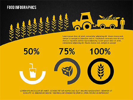 Landbouw infographics, Dia 14, 02038, Infographics — PoweredTemplate.com